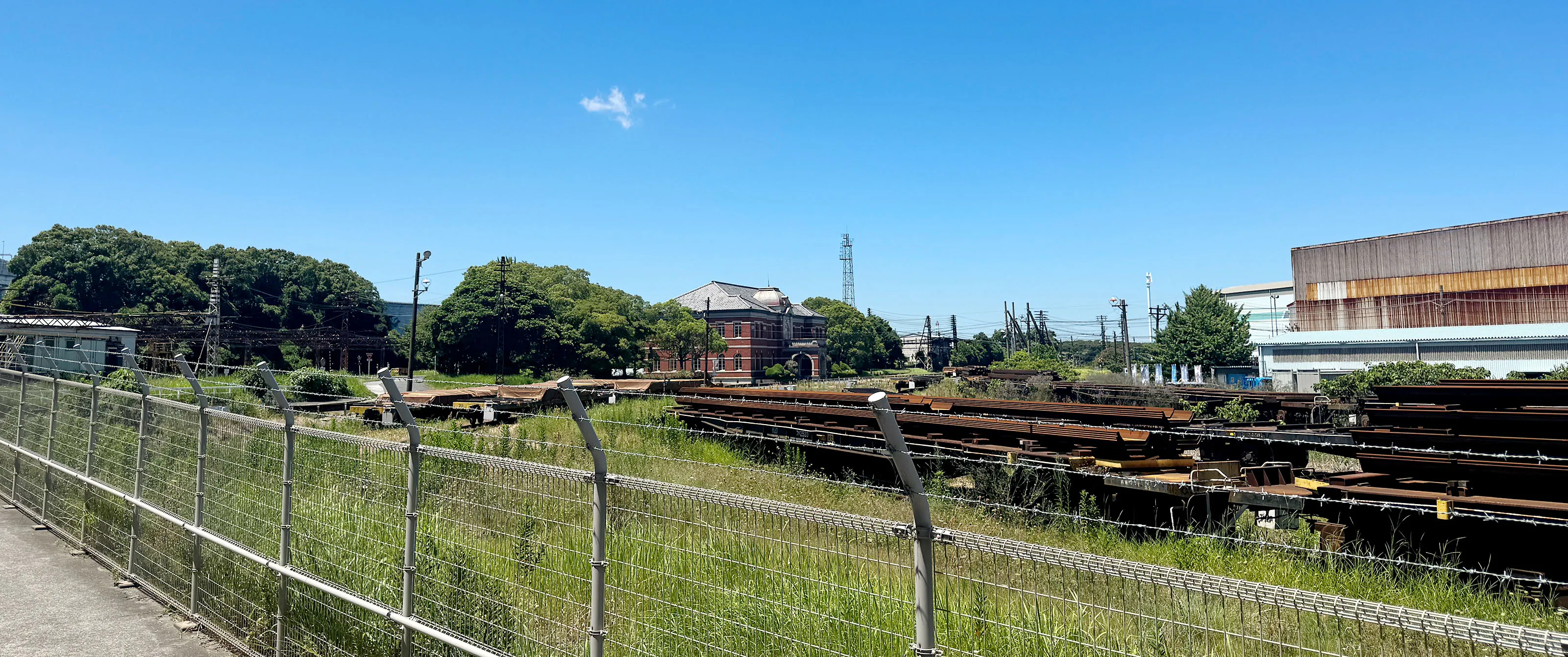 三池炭鉱 専用鉄道敷跡