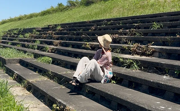 遠賀川河川敷