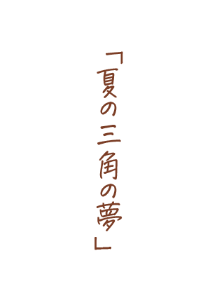 夏の三角の夢
